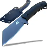 YAK & YETI Fixed Blade Cleaver Knife - Heavy Duty Outdoor Hunting Knife