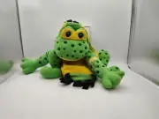 Lil' Lewis Explorers-Frog Travel Backpack-Childrens Stuffed Animal Plush-NWT