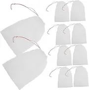 UPKOCH 20pcs Fruit Protection Bags with Drawstring Durable Plant Cover Netting for Garden Use for Soaking Bird Prevention and Fruit Packaging Mesh Bags