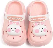 [KidRtsk] Toddler Boys Girls Cute Garden Water Clogs Cartoon Slip On Sandals Lightweight Slipper Outdoor Summer Swimming Pool Infant Children Beach Pool Shoes