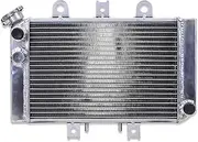 Engine Radiator Fit for ATV Polaris Predator 500 2003 2004 2005 2006 2007 Aluminum Alloy Radiator Radiator Grille