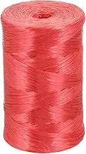 uxcell 420m/1378Ft Polyester Nylon Plastic Rope, Twine Household Bundles Ropes Red