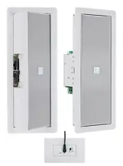 (2) Rockville LUX STEALTH D4 Motorized Dual 4" Ceiling/Wall Speakers Flush Mount