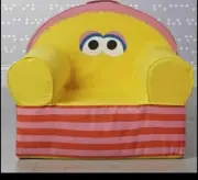 Crate & Barrel Kids The Land of NOD Sesame Street Big Bird Chair Cover NEW