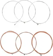 Acoustic Guitar Copper Metal Strings Replacement Part Accessory Long Lasting Warm Bright Balanced Tone Most Acoustic Folk Guitar