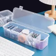 USB Charger Data Cable Power Cord Storage Box Desktop With UK Lid Organizer P3U0