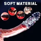 Penis Sleeve Extensions Condom Male Enlargement Delay Sex Ring Cover Toy For Men