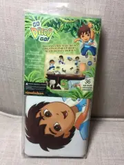 GO DIEGO GO 36-PC Peel & Stick Wall Decals Kids Bedroom Decor Removable Stickers