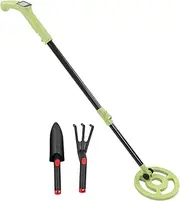 Handheld Metal Detector, Underwater Metal Detector for Adults, Underwater Walk Through Gold Finder, Waterproof Pin Pointer for Scuba Diving Treasure Hunt (Green Detector Rake