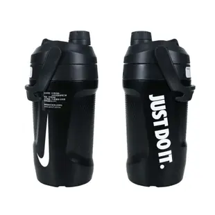 NIKE FUEL JUG 大口徑霸水壺 大容量 運動水壺 1180 ML旋蓋 40OZ 黑 N100311005840