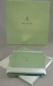 PartyLite Beveled Edge Mirror Coaster Set P7035 -New In Original Box