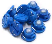 uxcell 10Pcs T4.7 Blue LED Instrument Panel Gauge Lamp Light Bulb for Car Interior