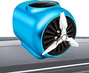 Vent Car Air Freshener,Outlet Perfume Conditioner Clips - Propeller Design Fragrance Decoration, Solar Powered Odor Eliminator for Women Men