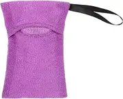 MUSISALY Nylon Soap Saver Holder Mesh Bar Soap Bag Shower Pouch Exfoliating Drawstring Zip Portable Colorful