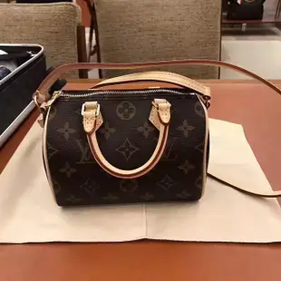 LV Nano Speedy Mini 女包 M61252 單肩包 手提包