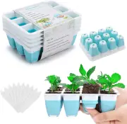 Reusable Seed Starter Tray, Seed Starter Kit with Flexible Pop-Out Cells, 5 PCS