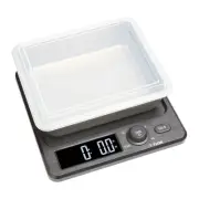 Digital Kitchen Scale with Dishwasher Safe Stainless Steel Container and Snap...