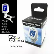 New Quality Mini Clip On Tuner Digital Guitar Bass Ukulele Violin,Free Shipping
