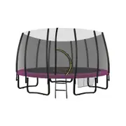 Kahuna Twister 12ft Springless Trampoline - Pink