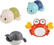 4-Piece Baby Toys for Toddlers 1-3 Years Bath Toys, Pool Toys ，Baby Bath Toys for Swimming Pools Baby Bathtubs Newborn Bathtubs