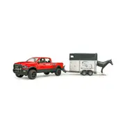 Bruder Licensed 1:16 Scale RAM 2500 Power Wagon With Horse Trailer And 1 Horse