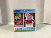 Peppa Pig Magnetic Wood Dress up Doll. Includes 26 Colorful Magnetic Wood Pieces