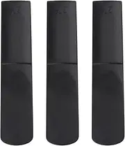 Alto Saxophone Plastic Reed 2.5 Parts Repair Accessory Black 3pcs Pack for Saxophone Beginners