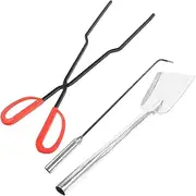 PRETYZOOM 1Set Fireplace Ash Shovel Tongs Poker for Home Use Versatile for Gardening Beach Activities Practical Fire Coal Tools