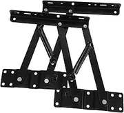 TOKIDNY 2 Pcs Heavy Duty Folding Lift Up Hydraulic Hinges for Home Coffee Table Mechanism Adjustable Height Space Saving Design User Friendly Spring Mechanism for Versatile Use