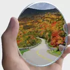 2PCS Non-Adjustable Large Stick-On Convex Blind Spot Mirror,3.75" HD Glass Big r
