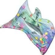 Water Sensing Play Mat | Toddler and Pet Patting Mat - Fish Shape Patting Pad for Bedroom, Bathroom, Outdoors, Living Room
