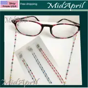 Eyeglasses Strap Neck Cord metal Glasses String Chain Cord Holder color