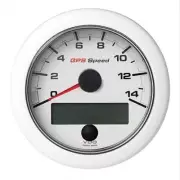 VDO 3-3/8" (85mm) OceanLink GPS Speedometer 0-14 - White Dial. [A2C1352010001]