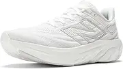[New Balance] Men's Fresh Foam X 1080 V13 Running Shoe, White/Light Silver Metallic, 15