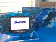 Gameboy Advance Custom Kyogre Sapphire GBA Pokemon w/ IPS Screen, USB-C, Speaker