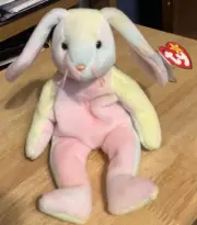 Ty Beanie Baby “Hippie” the Bunny w/Tag Errors