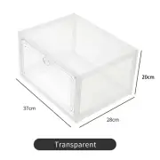 1x Acrylic Clear Shoe Organiser Sneaker Display Boxes Storage Wardrobe Organizer