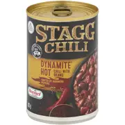 Stagg Dynamite Hot Chili With Beans 425g