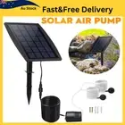 Solar Power Oxygenator Pond Water Oxygen Pump Air Pump Aerator Pond Fish Tank AU