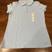 Cat And Jack School Uniform Top Light Blue XL 14/16