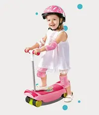 在飛比找Yahoo!奇摩拍賣優惠-現貨【baby house】五合一滑板車 (粉紅、水藍2色)