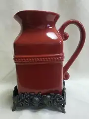 Belaverra Acorn Paprika Red Pitcher