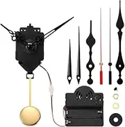 Daiilg Quartz Pendulum Trigger Clock Movement Chime Melody Mechanism Clock Kit with 3 Pairs of Hands