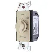 TORK A515MH AUTO-OFF IN-WALL TIMER SWITCH WITH HOLD, 15 MINUTE, IVORY