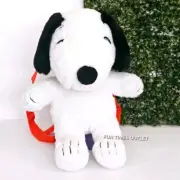 Peanuts Snoopy Large 14" Plush Backpack Charlie Brown Stuffed Plush Rare New