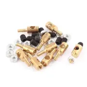10pc 4mmx1.8mm Pushrod Linkage Stopper Metal for RC Model w Nuts US SELLER/SHIP