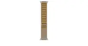 49-mm Tan Alpine Loop — Small — Natural Titanium Finish