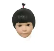 1/6 Male Head Sculpt Asian Kid Kendo Boy First Grade For 12inch Figure Doll