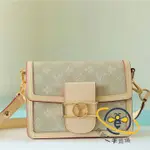 LV 路易威登 23款 DAUPHINE 達芙妮 MINI 手袋 手提包 單肩包 鏈條包 M22826 金色