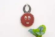 Radiant Red African Goli Mask